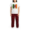 thumbnail image 4 of CafePress - Larkin Arms Tricolour Women's Light Pajamas - Women's Short Sleeve Print T-Shirt and Pants Light Cotton Pajama Set, 4 of 7