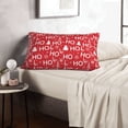 thumbnail image 6 of Daiia Christmas Hohoho Bedding Waterproof Pillow Protector Zippered Queen – Bed Bug Proof Pillow Encasement-16"x24", 6 of 6