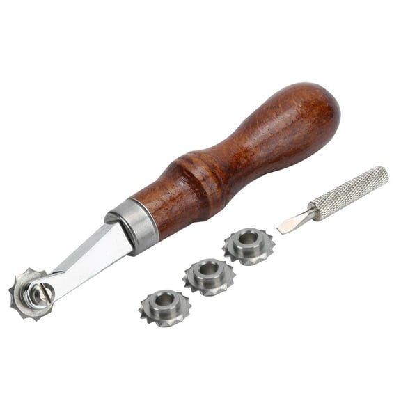 Leather Craft Tools, Leather Craft Spacer Set,Spacing Tool Over Stitch Line Marking Wheels DIY Leather Punch Tool, Wheel Sewing Spacer Embossing System Set