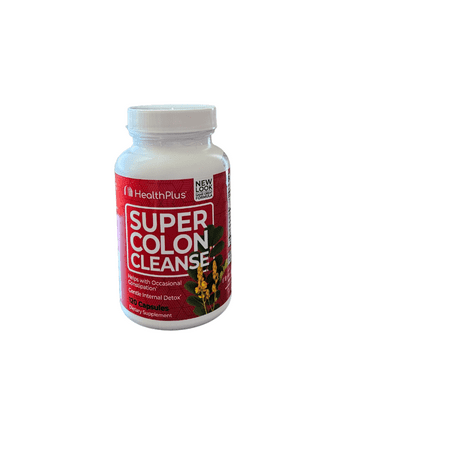 Health Plus Super Colon Cleanse Psyllium with Herbs, 500mg Capsules 120 ea