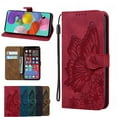 thumbnail image 3 of Case Slim Premium Leather Flip Wallet with Card Holder Magnetic Closure Protective Phone Case Cover for iPhone,Dark Green, 3 of 5