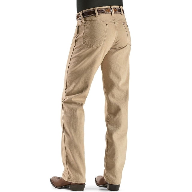 Wrangler Jean pour Homme 13MWZ Coupe Cowboy Coupe Originale, Beige, 35W x 36L