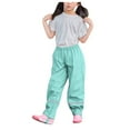 thumbnail image 2 of Landzoo One Children's Thin WaterProof Windproof And Breathable Outdoor Rain Pants Soft Beautiful Women's Casual Pants, 2 of 3