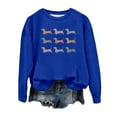 thumbnail image 1 of WEAIXIMIUNG Chandail en Molleton Rouge pour Femmes Imprimé Col Rond Tendance Automne/hiver Haut Décontracté, 1 of 2