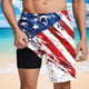 thumbnail image 2 of Pantalones Cortos para Hombre Cintura Elástica con Bolsillos, Forro de Impresión de Moda Casual para la Playa, Al Aire Libre Y el Uso Diario, 2 of 6