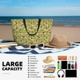 thumbnail image 4 of Kuqiui Running Beagle Print Beach Pool Bags Tote for Women Ladies Large Gym Tote Carry On Bag for Weekender Travel Waterproof, 4 of 6