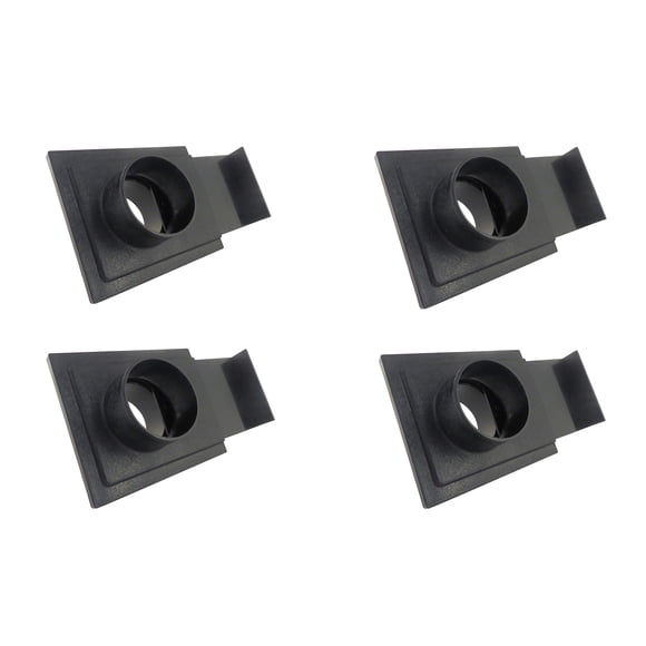 Taytools 278727 Ensemble de 4 Portes de Pulvérisation en Plastique ABS 2-1/2 Pouces Ouvertures OD des Deux Côtés pour Systèmes de Collecte de Poussière