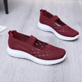 thumbnail image 6 of CAIXAI Orthopedic Dress Sneakers Women Arch Support Women Sock Sneakers Comfortable Non- Sole Walking Shoes for Women Mesh Knitted Platform Mary Janes Hands-Free Sock Shoe, 6 of 7