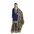 thumbnail image 1 of Custom Made Indian Women Ethnic Kurtis Set Bollywood Designer Top Tunic Kurta Sharara Set, 1 of 6