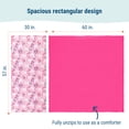 thumbnail image 6 of Wildkin Kids Original Sleeping Bag, Toddler Girls, 57 x 30 Inches, Unicorns, Pink, 6 of 6