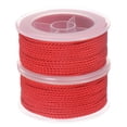 thumbnail image 1 of Unique Bargains 2 Packs Nylon Thread Twine Beading Cord 1.6mm Extra-Strong Braided Nylon Crafting String 16M/52 Feet, Red, 1 of 7