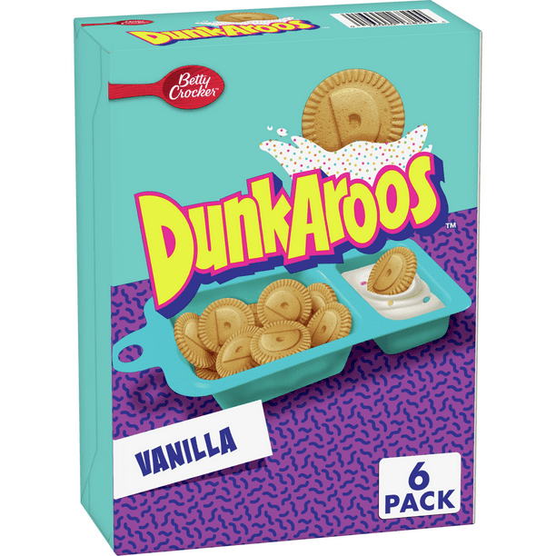 Dunkaroos Vanilla Cookies And Vanilla Frosting 6 Ct 9 Oz Walmart Com Walmart Com