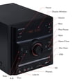 thumbnail image 4 of Reproductor de CD Micro System Aiwa Bluetooth de 60 W con altavoces de estantería, 4 of 6