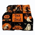 thumbnail image 2 of sruoe Soft Cozy Halloween Throw Blanket, Halloween Home Decor, Indoor Halloween Decor for Bedroom, Sofa, Living Room, Reading Nook Layout, 2 of 7
