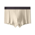 thumbnail image 2 of LYEAA Pouch Underwear for Men Dry Cotton Soft Breathable Boxers Solid Plus Comfortable Underpants Elastic Waistband Fashion Briefs No fly White 3XL, 2 of 3