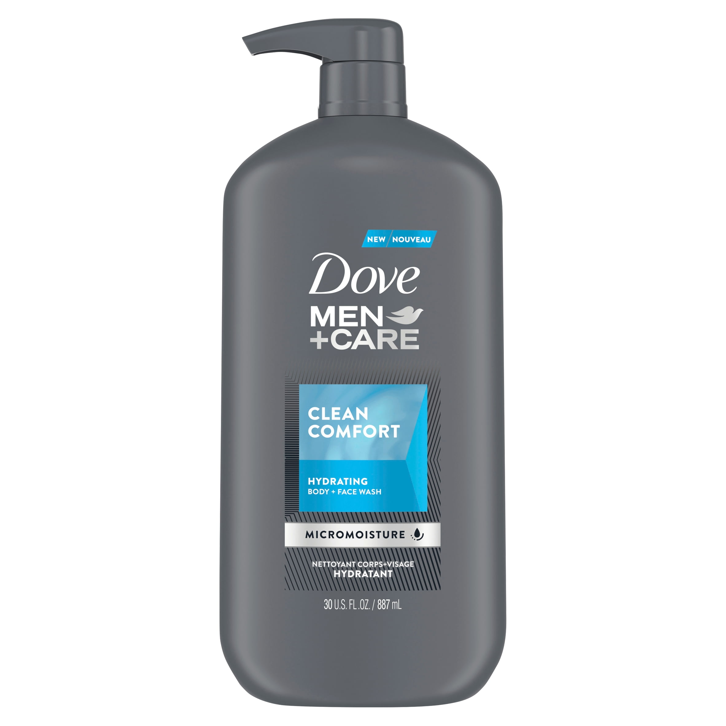 Circulaire Versterken parallel Dove Men+Care Body Wash and Face Wash Clean Comfort 30 oz - Walmart.com