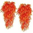 thumbnail image 6 of hulanddfd Halloween Fake Hanging Plants, Faux Orange Vines Hanging Plant 29.9in Plastic Plants for Wall Home Living Room Indoor Outdoor Fall Decor, 6 of 9