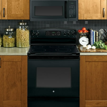 GE - 1.6 Cu. Ft. Over-the-Range Microwave - Black