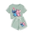 thumbnail image 1 of Stitch T-shirt Garçons et Filles Shorts Pyjamas de Sport Ensemble pour Enfants, 1 of 2