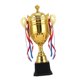 thumbnail image 5 of Premio Trofeo Copa, Mini Trofeo con Cintas, Mano de Obra Fina, Artículos para Fiestas, Decoración, Copa Trofeo de Participación, Trofeo Adulto para Ba Altura 425 cm Baoblaze mini trofeo, 5 of 8
