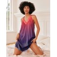thumbnail image 6 of Ekouaer Sleeveless Nightgown for Women Racerback Sleep Shirt Soft Nightshirt Summer Nightwear, 6 of 6