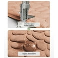 thumbnail image 4 of Memory Foam Bath Mat Cobblestone Bathroom Rugs Super Water Absorbent Machine Washable Bath Rugs Camel 50*80CM, 4 of 8