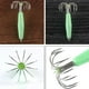 thumbnail image 5 of 2x 2 Uds Anzuelos de Calamar de Anzuelo de Pulpo Señuelo de agua de salada Cebo Duro 5,4 Cm / 6,3 Cm / 7,2 Cm ,2 Cm DYNWAVEMX Anzuelo de calamar luminoso, 5 of 8