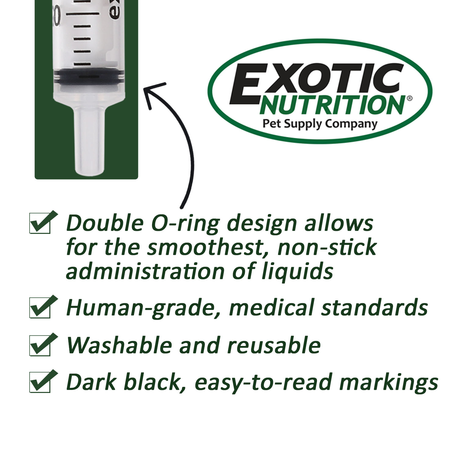 Exotic Nutrition 3mL Slip-Tip Syringe 100 pack