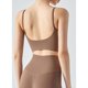 thumbnail image 4 of Correa delgada Yoga sujetador Pure Color U Back Crop Camisole Top para deportes con almohadilla extraíble en el pecho, 4 of 6