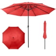 thumbnail image 2 of Pure Garden 9FT Outdoor Vented Patio Umbrella with Easy Crank (Orange), 2 of 9