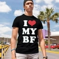 thumbnail image 5 of MOUSYA Valentines Shirt for Men Cute Heart Graphic Tee Birthday Anniversary Present Shirts Couples Matching Tee Tops, 5 of 9