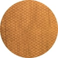 thumbnail image 1 of Ahgly Company Indoor Round Oriental Orange Industrial Area Rugs, 4' Round, 1 of 4