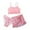 Pink-8, variant on Girls Swimsuits Size 14-16 Rash Guard Bikinis for Adjustable Straps Tankini Set 3pcs Hawaiian Bathing Suit