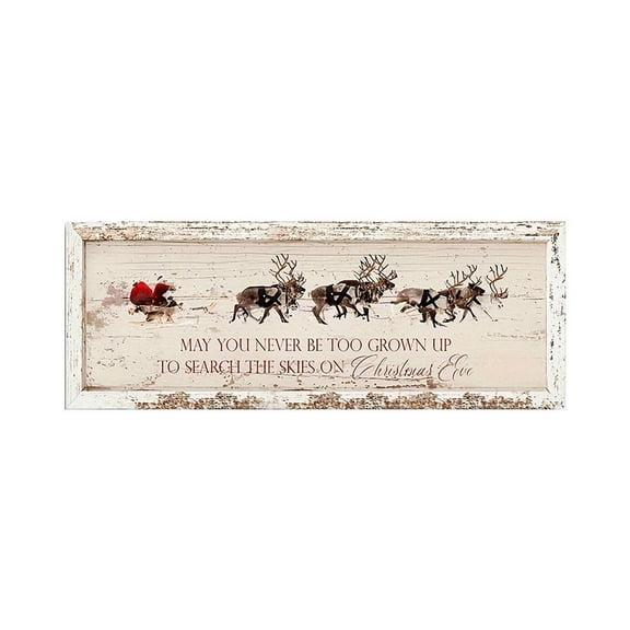 Olilia May You Never Be Too Grown Up To Search The Skies On Christmas Eve Poster Wall Decor Canvas Art Prints Painting Picture Artwork Home Christmas Decoration No Frame