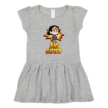 

Inktastic Big Sister Superhero Gift Toddler Girl Dress