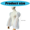 thumbnail image 5 of Decorative Paired Arm Warmer False Cuffs Simple Tulle for Princess Dress False Sleeves Long Arm Covers, 5 of 8