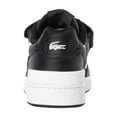 thumbnail image 5 of Lacoste T-Clip VLC 223 1 SMA Leather Trainers, Black, 5 of 9