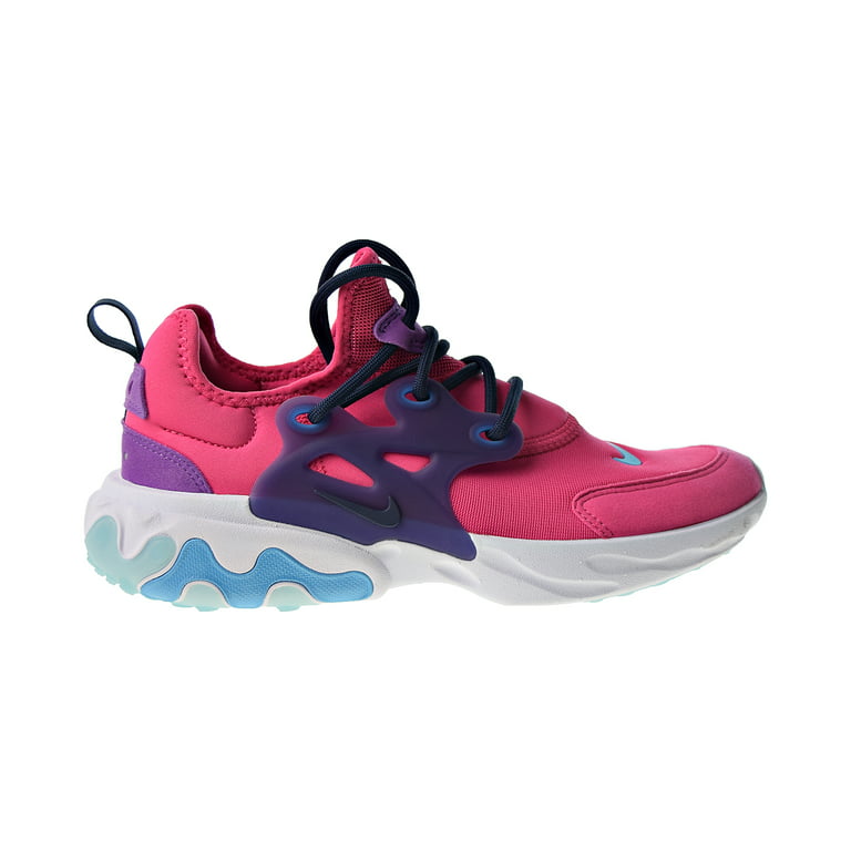 na school rechtbank Een goede vriend Nike React Presto Big Kids' Shoes Watermelon-Blue Fury-Purple Nebula  bq4002-600 - Walmart.com