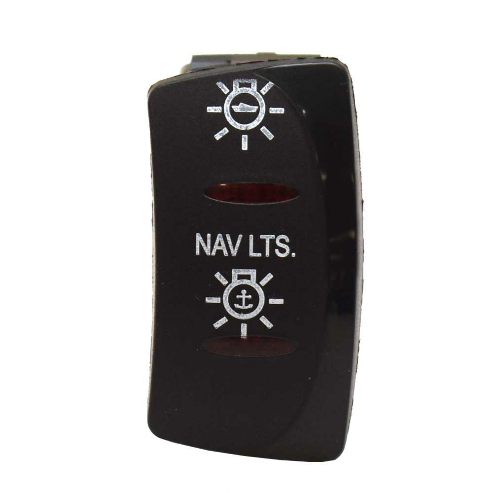 Carling On/Off/On Contura IV Boat Rocker Switch | NAV LTS 4 Spade 12 V