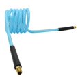 thumbnail image 4 of Interstate Pneumatics HR76-010 Clear Blue Polyurethane Recoil Hose 3/8" x 10 feet, 4 of 5