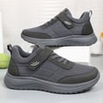 thumbnail image 4 of Mepaouo Men's Hook and Loop Walking Shoes Casual Memory Foam Work Running Tennis Fashion Sneakers, 4 of 6
