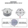 thumbnail image 4 of Motor Síncrono 50ktyz-21 110V AC con Niple, 1 Pieza, 4 of 5