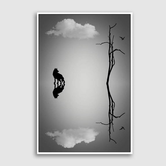 IDEA4WALL Framed Canvas Wall Art for Living Room, Bedroom Sky Canvas Prints for Modern Home Decoration Ready to Hang