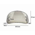 thumbnail image 4 of Exquisite Universal Motorcycle Scooter Adjustable Windscreen Windshield Extension Spoiler Wind Deflector, 4 of 5