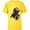 Yellow, variant on Marvel Black Panther Wakanda Tech Suit and Panther Mask Icon - Short Sleeve T-Shirt for Kids - Customized-White
