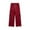 B-Burgundy, variant on Men's Parachute Pants Loose Fit Drawstring Casual Pants Solid Color Waist Elastic Straight Leg Pocket Cargo Pants B-Black