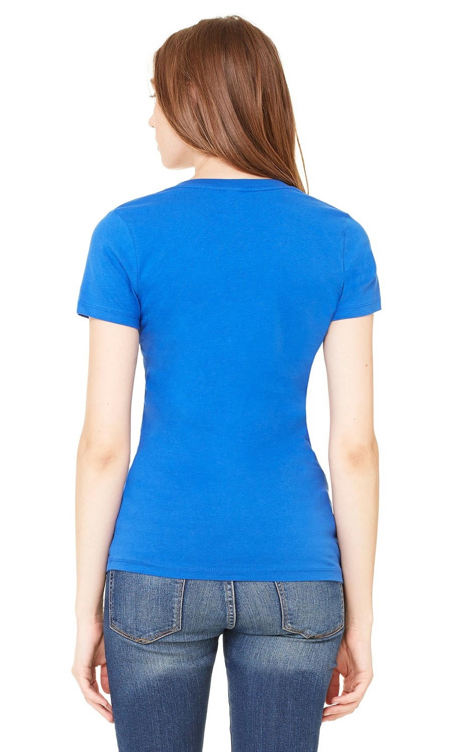 Women's Clementine Jersey Short-Sleeve Deep V-Neck T-Shirt