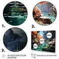 thumbnail image 3 of Designart "Marine Wonders Aquariums I" Nautical & Beach Floater Framed Canvas Art Print, 3 of 7