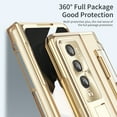 thumbnail image 5 of for Samsung Galaxy Z Fold 5 2023 Case, Luxury Plating Shockproof Drop Protection Phone Case for Samsung Galaxy Z Fold 5 5G 7.6 inch, Gold, 5 of 7