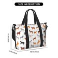 Travel Bags for Women Men Cute Horse Donkey Zebra Pony Duffle Bag for